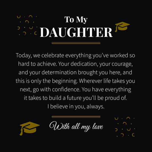 Custom Name Necklace – Graduation Cap Edition | Personalized Graduation Gift for Daughter