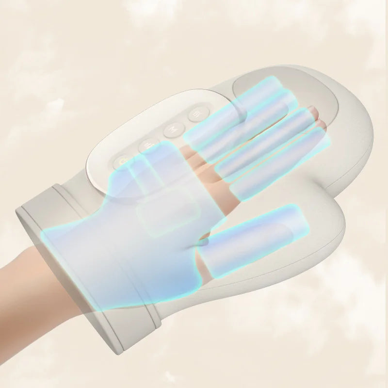 “Wireless hand and wrist massager with ergonomic design, multiple massage modes, and 15‑minute automatic timing for daily relaxation.”