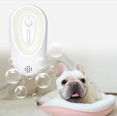 “Compact wall‑mounted pet odor eliminator with sleek ABS design for sterilizing and neutralizing litter box smells.”